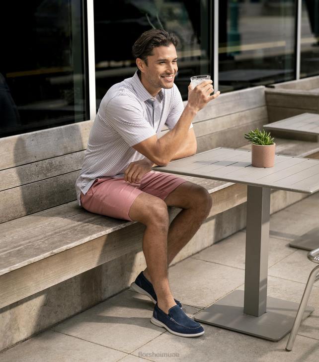 Florsheim رجال هامبتونز موك اصبع القدم البندقية متعطل 6B6H6 من جلد الغزال البحري الأحذية