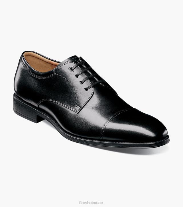 Florsheim رجال آزيو كاب تو أكسفورد 6B6H70 أسود الأحذية