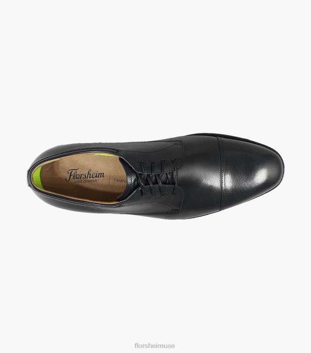 Florsheim رجال آزيو كاب تو أكسفورد 6B6H70 أسود الأحذية