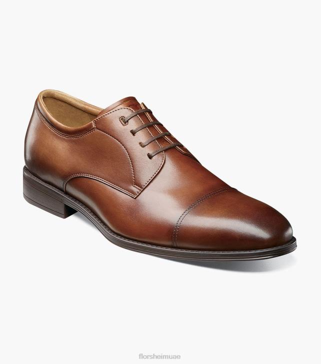 Florsheim رجال آزيو كاب تو أكسفورد 6B6H71 كونياك الأحذية
