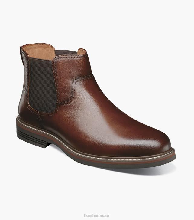 Florsheim رجال نوروك عادي اصبع القدم الحذاء جور 6B6H77 هبط الكونياك الأحذية