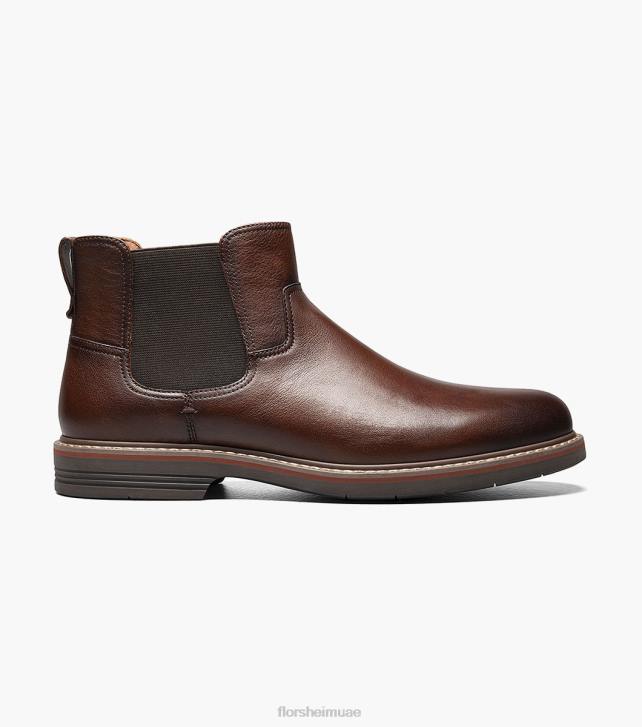 Florsheim رجال نوروك عادي اصبع القدم الحذاء جور 6B6H77 هبط الكونياك الأحذية