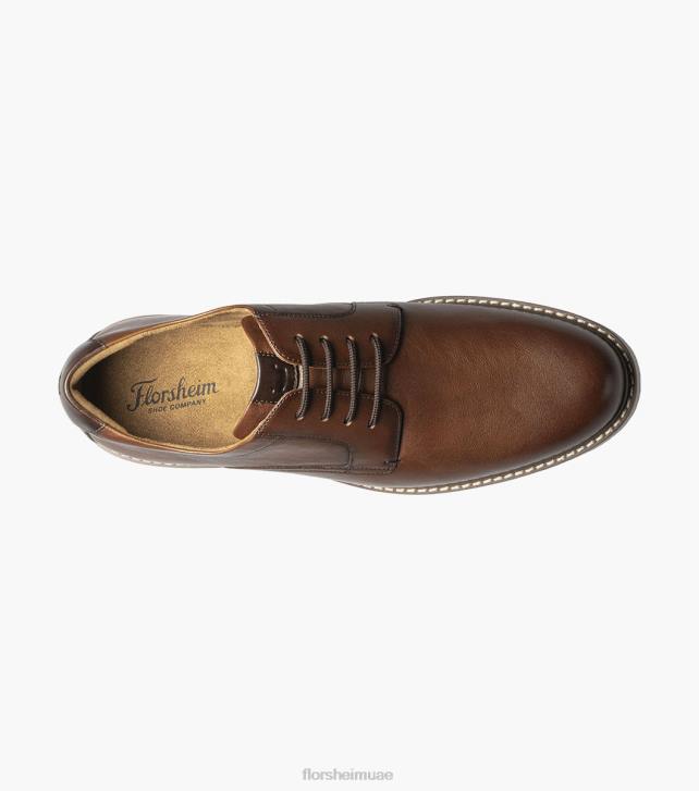 Florsheim رجال نورووك سهل اصبع القدم أكسفورد 6B6H83 هبط الكونياك الأحذية