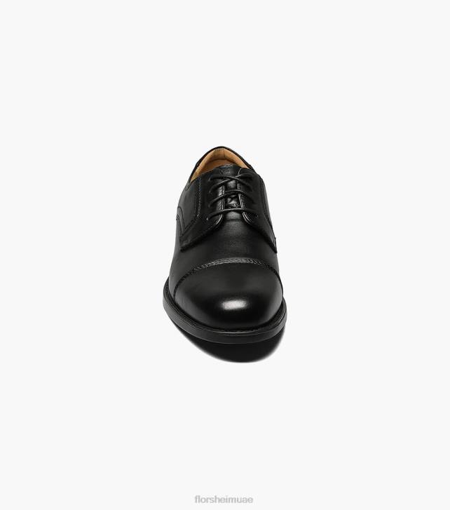 Florsheim رجال ميدتاون كاب تو أكسفورد 6B6H92 أسود الأحذية