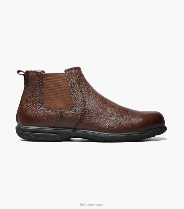 Florsheim رجال Loedin العمل الصلب اصبع القدم التمهيد جور عادي 6B6H416 بني الأحذية