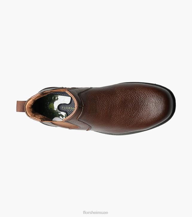 Florsheim رجال Loedin العمل الصلب اصبع القدم التمهيد جور عادي 6B6H416 بني الأحذية