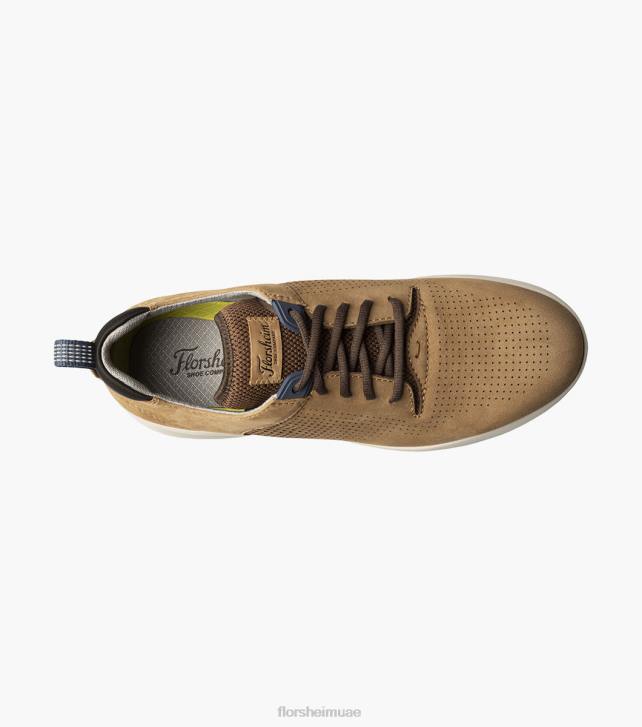 Florsheim رجال حذاء رياضي Studio Perf تو برباط 6B6H293 تان الأحذية