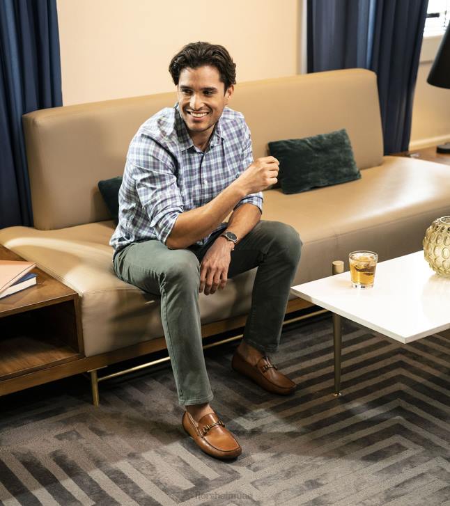 Florsheim رجال Talladega موك تو سائق بت 6B6H99 كونياك الأحذية