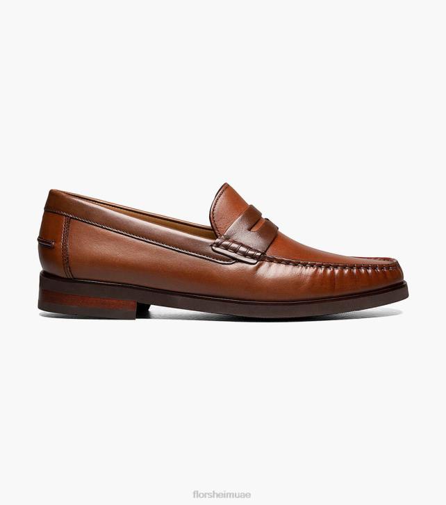 Florsheim رجال berkley flex moc تو بيني متعطل 6B6H177 كونياك متعدد الأحذية
