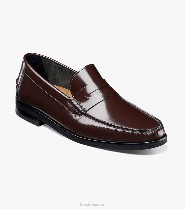 Florsheim رجال berkley flex moc تو بيني متعطل 6B6H178 بورجوندي الأحذية