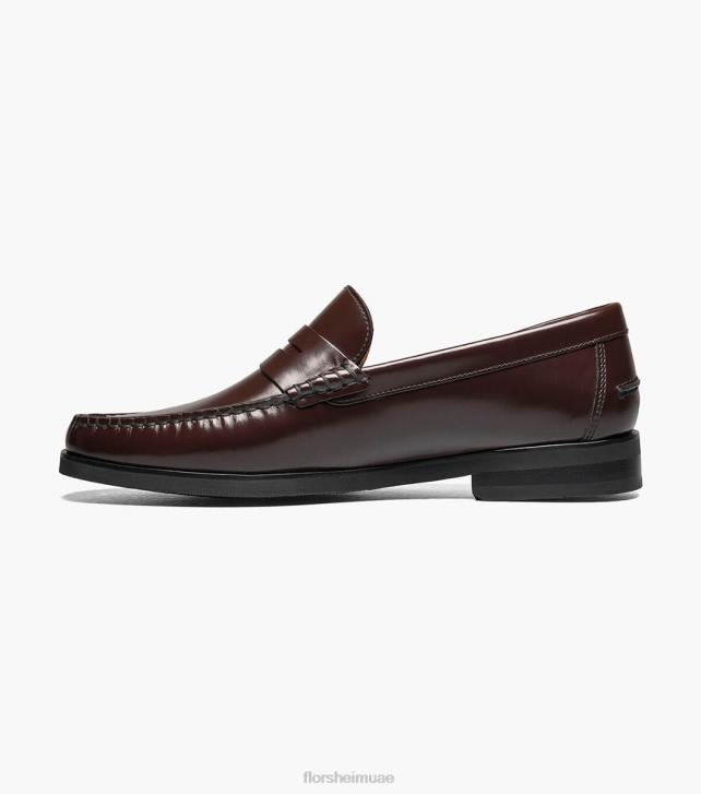 Florsheim رجال berkley flex moc تو بيني متعطل 6B6H178 بورجوندي الأحذية