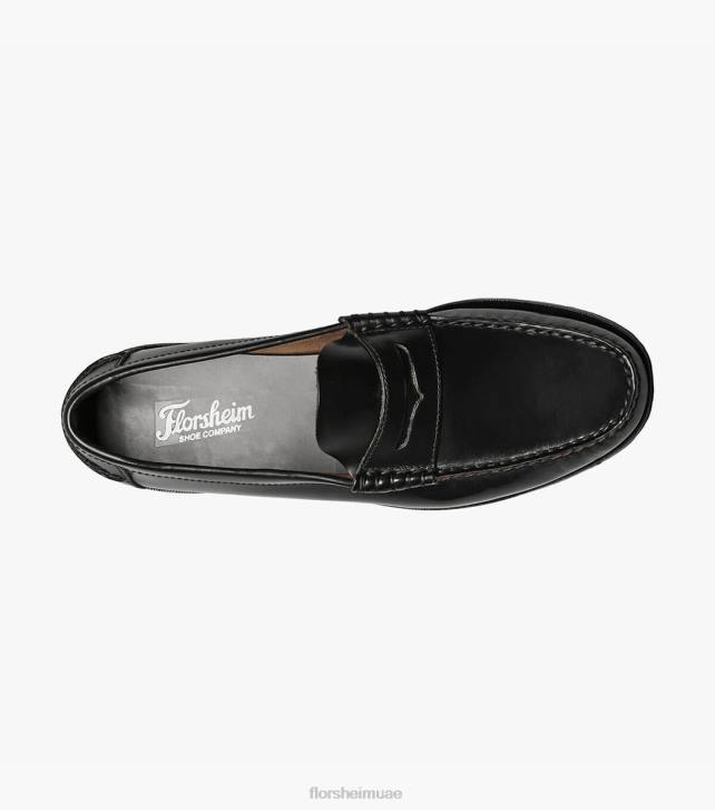 Florsheim رجال berkley moc تو بيني متعطل 6B6H182 أسود الأحذية