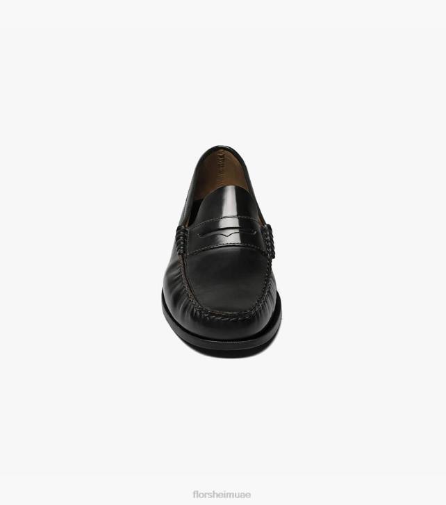 Florsheim رجال berkley moc تو بيني متعطل 6B6H182 أسود الأحذية
