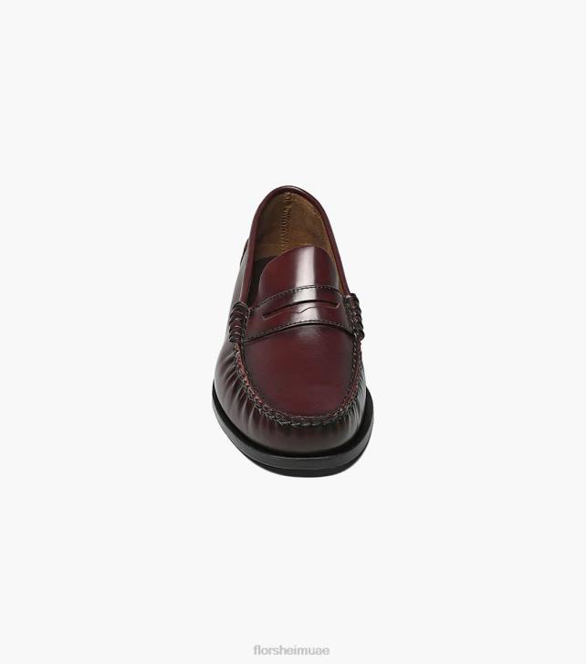 Florsheim رجال berkley moc تو بيني متعطل 6B6H183 بورجوندي الأحذية