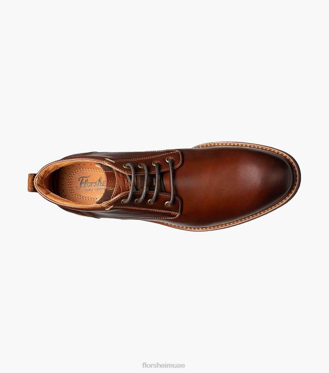 Florsheim رجال لودج عادي التمهيد chukka اصبع القدم 6B6H219 كستناء الأحذية