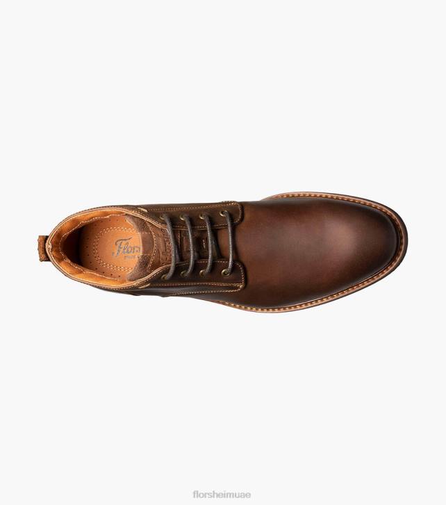 Florsheim رجال لودج عادي التمهيد chukka اصبع القدم 6B6H220 الفصل البني الأحذية