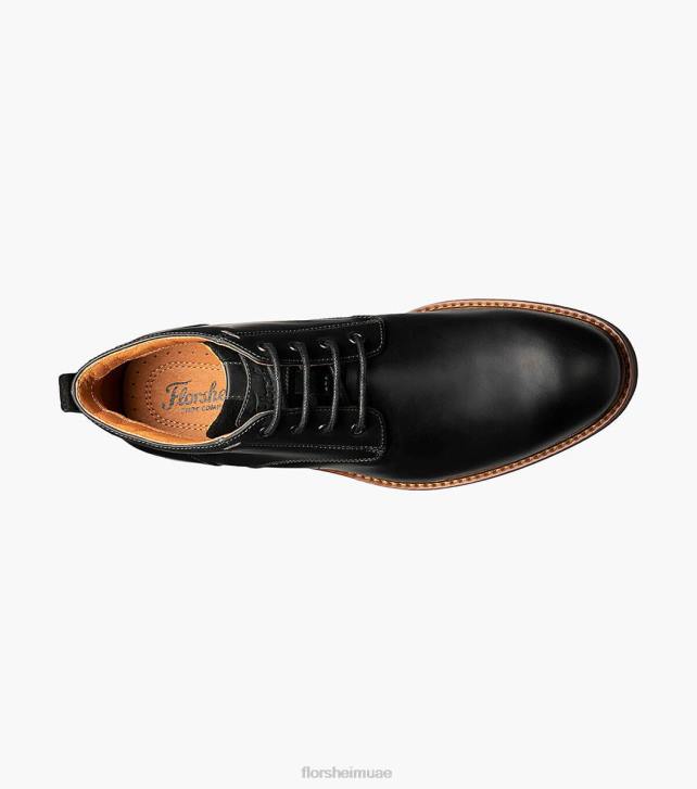 Florsheim رجال لودج عادي التمهيد chukka اصبع القدم 6B6H221 الفصل الأسود الأحذية