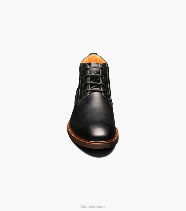 Florsheim رجال لودج عادي التمهيد chukka اصبع القدم 6B6H221 الفصل الأسود الأحذية
