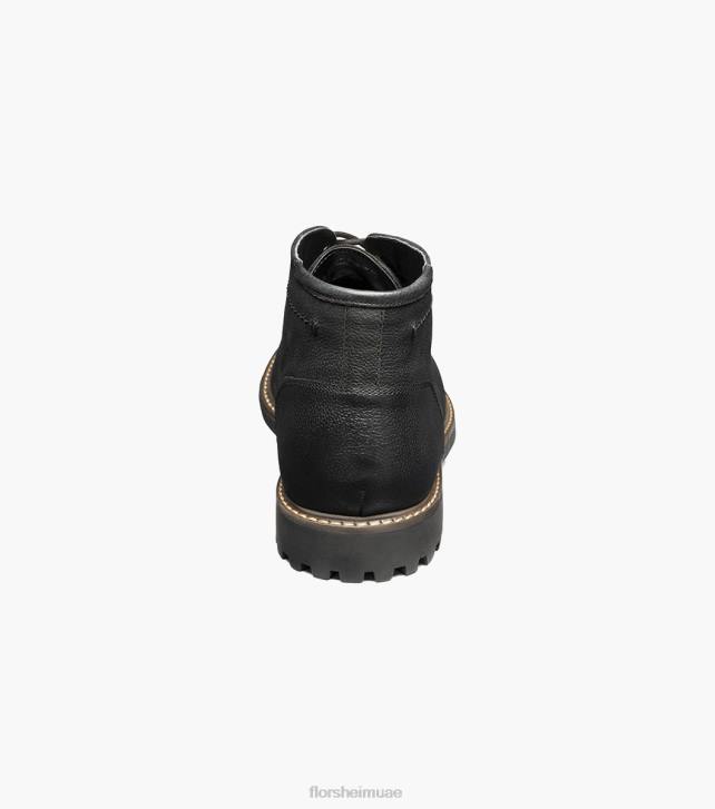 Florsheim رجال مجال عادي التمهيد chukka اصبع القدم 6B6H249 nubuck الأسود الأحذية
