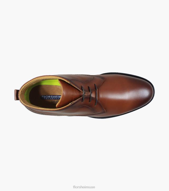 Florsheim رجال ميدفيلد اصبع القدم عادي التمهيد chukka 6B6H288 كونياك الأحذية