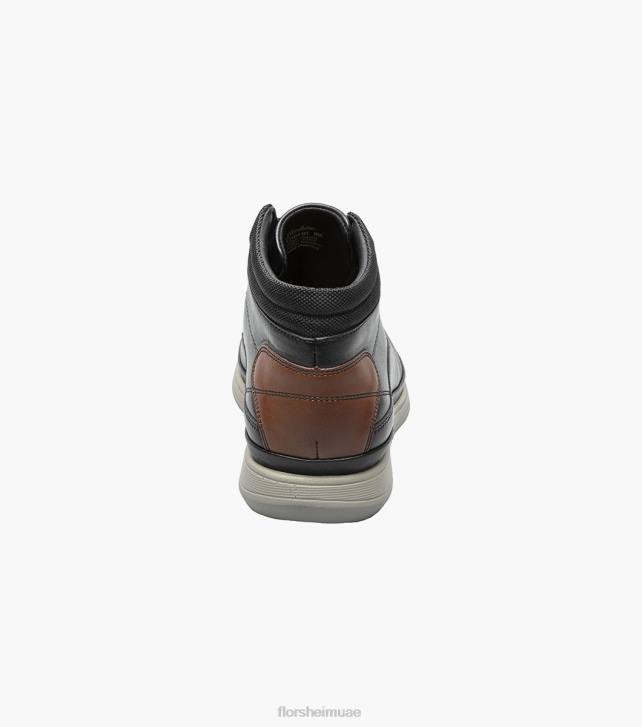 Florsheim رجال شاول اصبع القدم عادي التمهيد chukka 6B6H289 أسود الأحذية