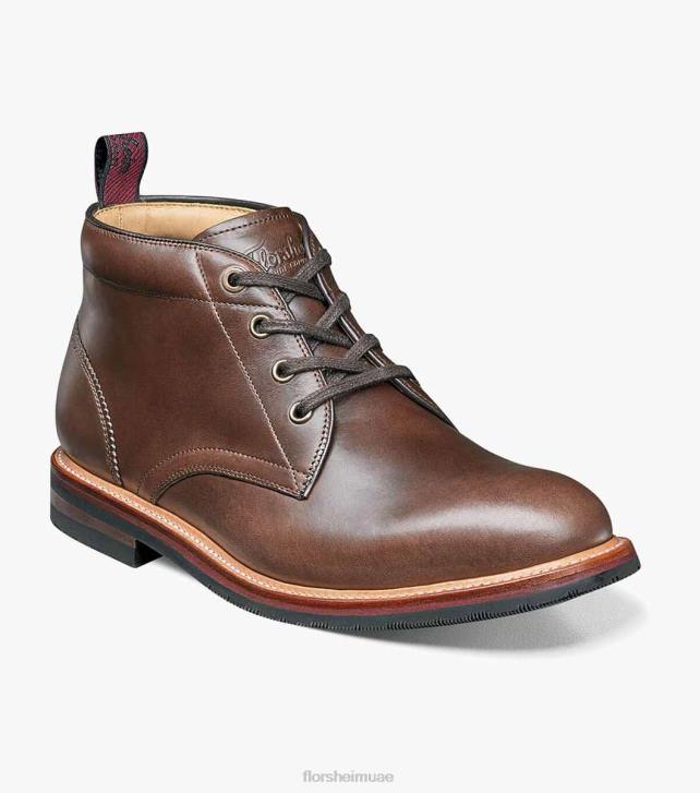 Florsheim رجال مسبك اصبع القدم عادي التمهيد chukka 6B6H391 بني الأحذية