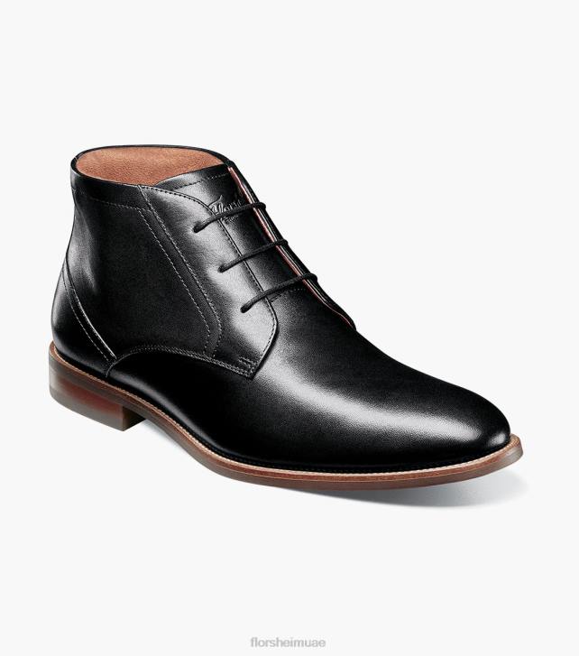 Florsheim رجال روتشى عادي التمهيد chukka 6B6H57 أسود الأحذية