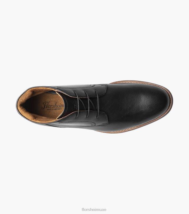 Florsheim رجال روتشى عادي التمهيد chukka 6B6H57 أسود الأحذية