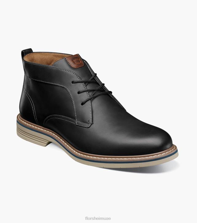 Florsheim رجال نوروك عادي اصبع القدم التمهيد chukka 6B6H75 الفصل الأسود الأحذية