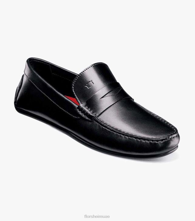 Florsheim رجال egan moc تو بيني متعطل 6B6H284 أسود الأحذية