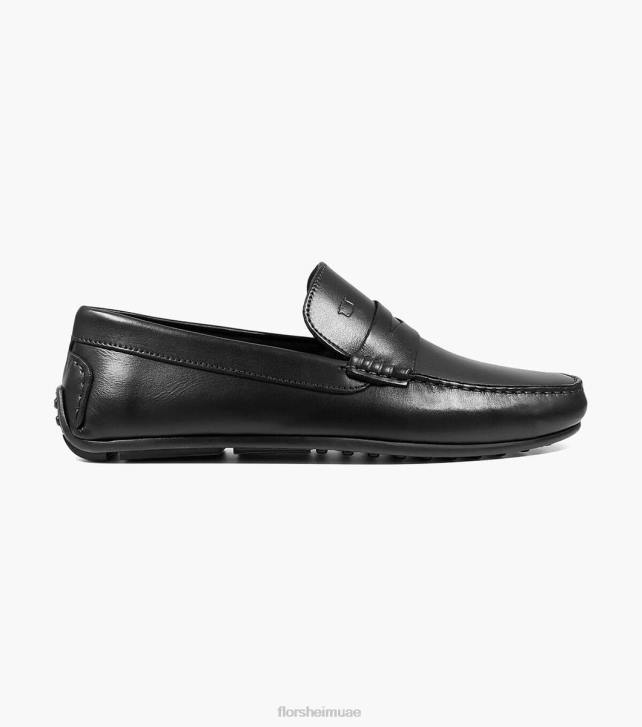 Florsheim رجال egan moc تو بيني متعطل 6B6H284 أسود الأحذية