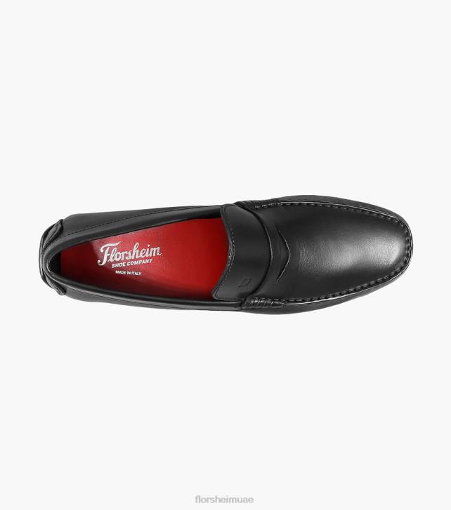 Florsheim رجال egan moc تو بيني متعطل 6B6H284 أسود الأحذية