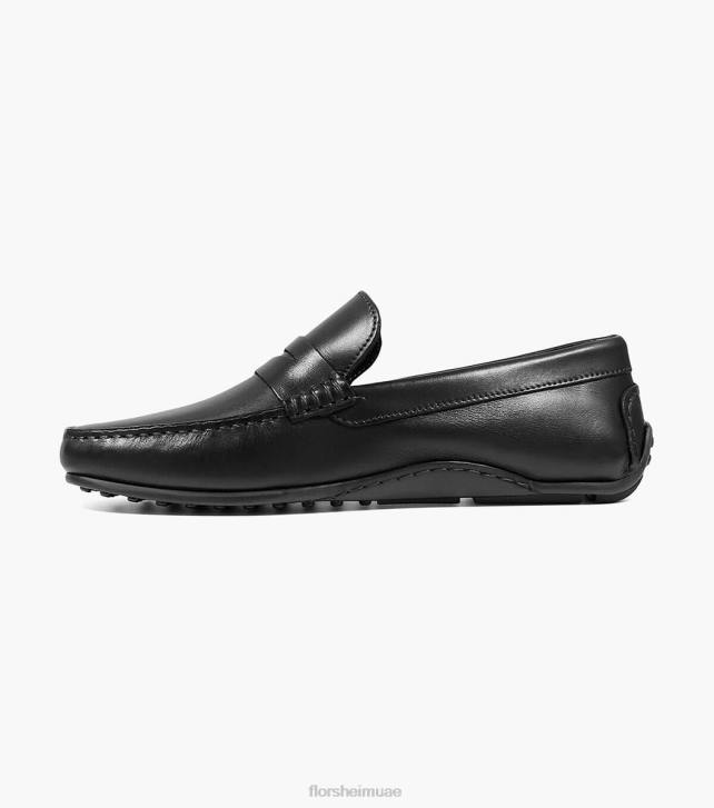 Florsheim رجال egan moc تو بيني متعطل 6B6H284 أسود الأحذية