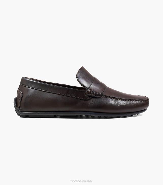 Florsheim رجال egan moc تو بيني متعطل 6B6H285 بني الأحذية