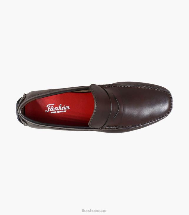 Florsheim رجال egan moc تو بيني متعطل 6B6H285 بني الأحذية