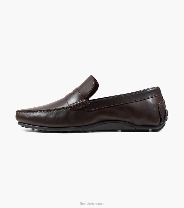 Florsheim رجال egan moc تو بيني متعطل 6B6H285 بني الأحذية