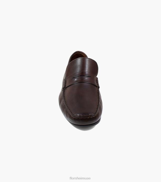 Florsheim رجال egan moc تو بيني متعطل 6B6H285 بني الأحذية