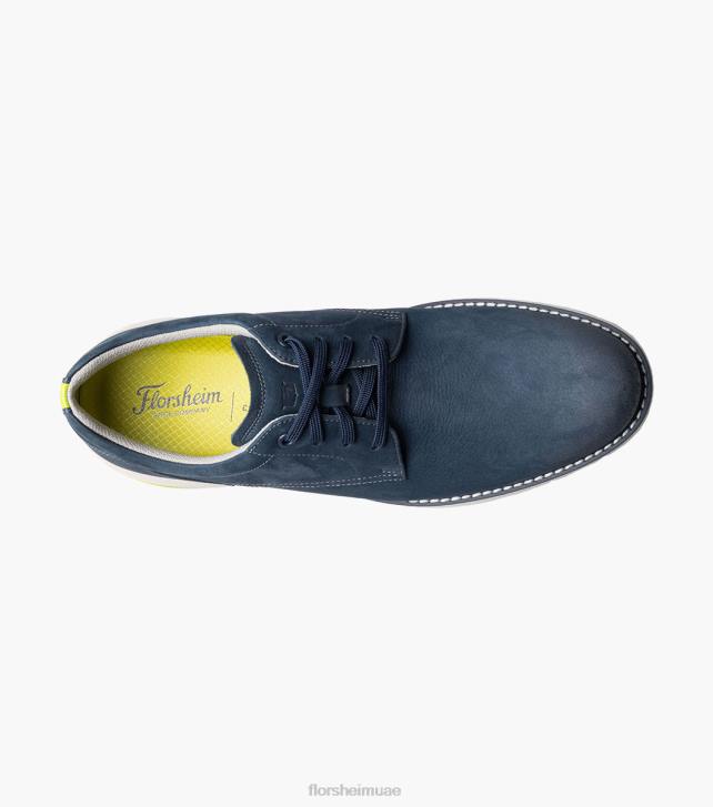 Florsheim رجال frenzi سهل اصبع القدم أكسفورد 6B6H44 nubuck البحرية الأحذية