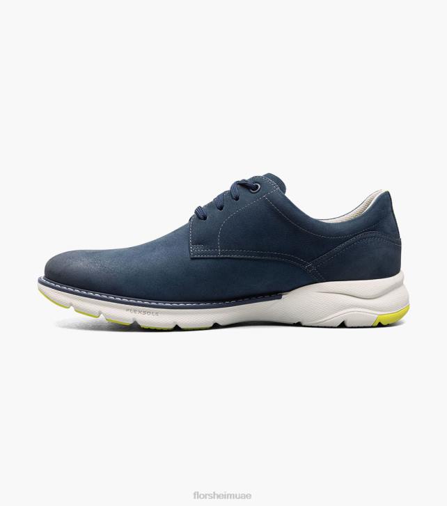 Florsheim رجال frenzi سهل اصبع القدم أكسفورد 6B6H44 nubuck البحرية الأحذية