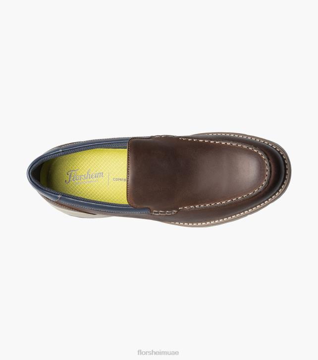 Florsheim رجال frenzi moc تو متعطل البندقية 6B6H46 الفصل البني الأحذية