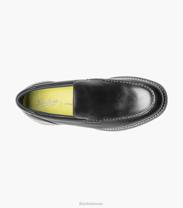 Florsheim رجال frenzi moc تو متعطل البندقية 6B6H47 أسود الأحذية