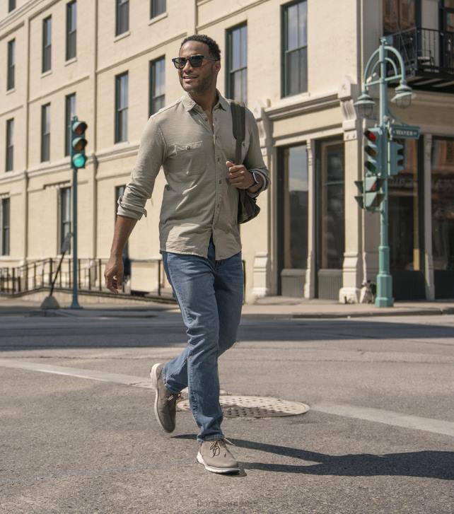 Florsheim رجال frenzi perf toe oxford 6B6H33 رمادي الأحذية