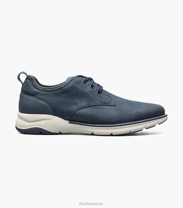 Florsheim رجال frenzi perf toe oxford 6B6H35 nubuck البحرية الأحذية
