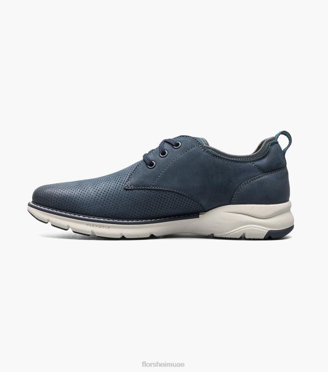 Florsheim رجال frenzi perf toe oxford 6B6H35 nubuck البحرية الأحذية