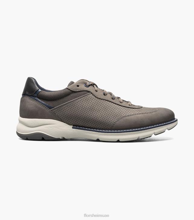 Florsheim رجال frenzi t-toe oxford 6B6H36 رمادي الأحذية