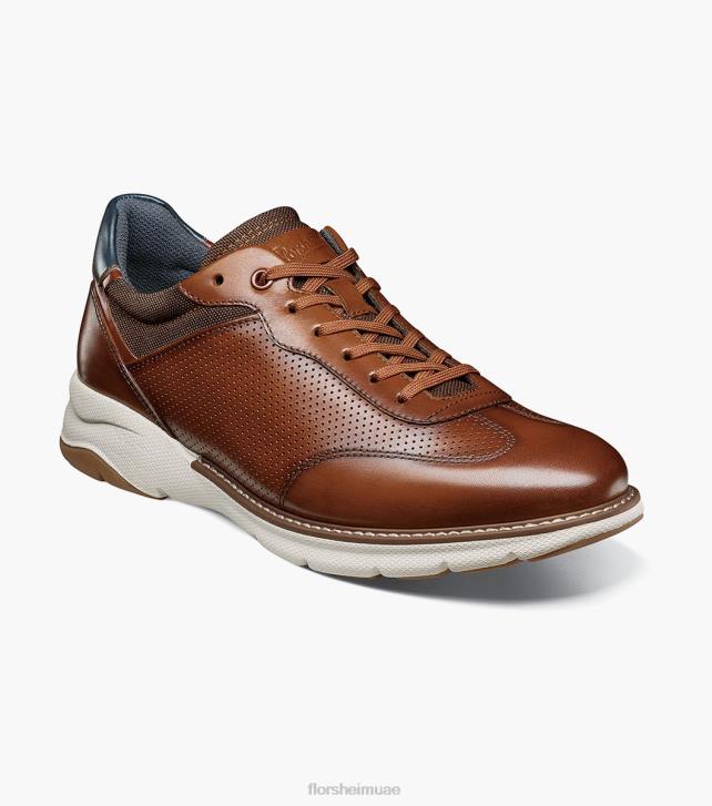 Florsheim رجال frenzi t-toe oxford 6B6H37 كونياك الأحذية