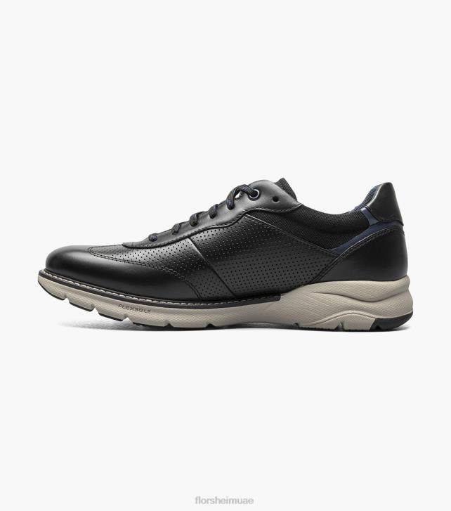 Florsheim رجال frenzi t-toe oxford 6B6H38 أسود الأحذية