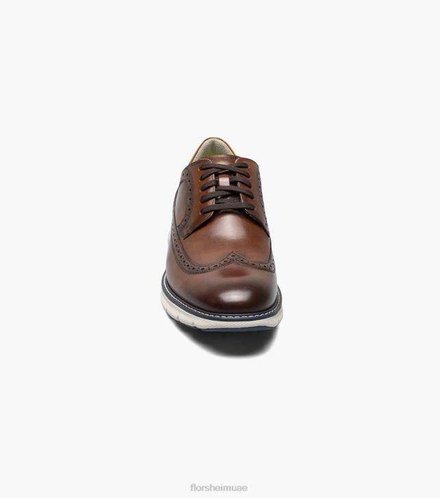 Florsheim رجال frenzi wingtip أكسفورد 6B6H39 كونياك متعدد الأحذية