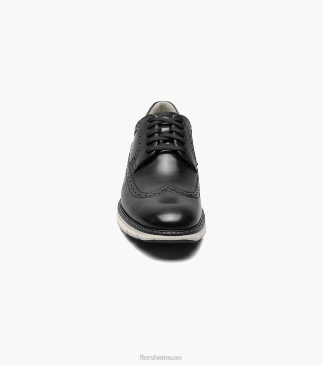 Florsheim رجال frenzi wingtip أكسفورد 6B6H41 أسود الأحذية