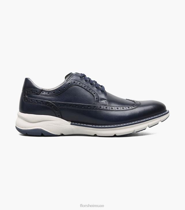 Florsheim رجال frenzi wingtip أكسفورد 6B6H42 القوات البحرية الأحذية